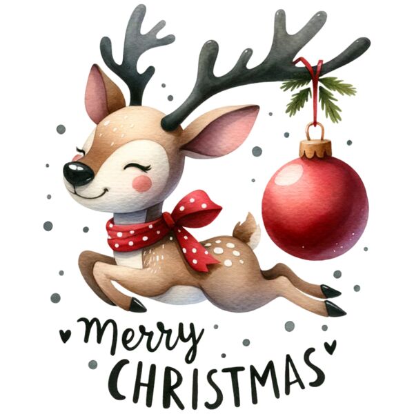 Merry Christmas Deer Thumbnail