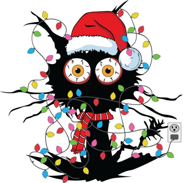 Funny Cat with Lights Thumbnail